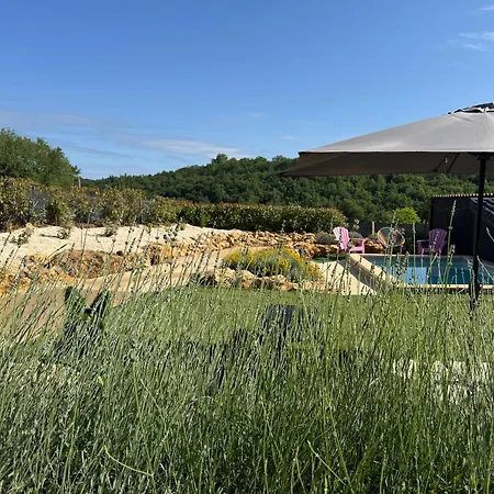 בית נופש Le 007 Refuge -rurale Elegant Piscine Privee Queyssac